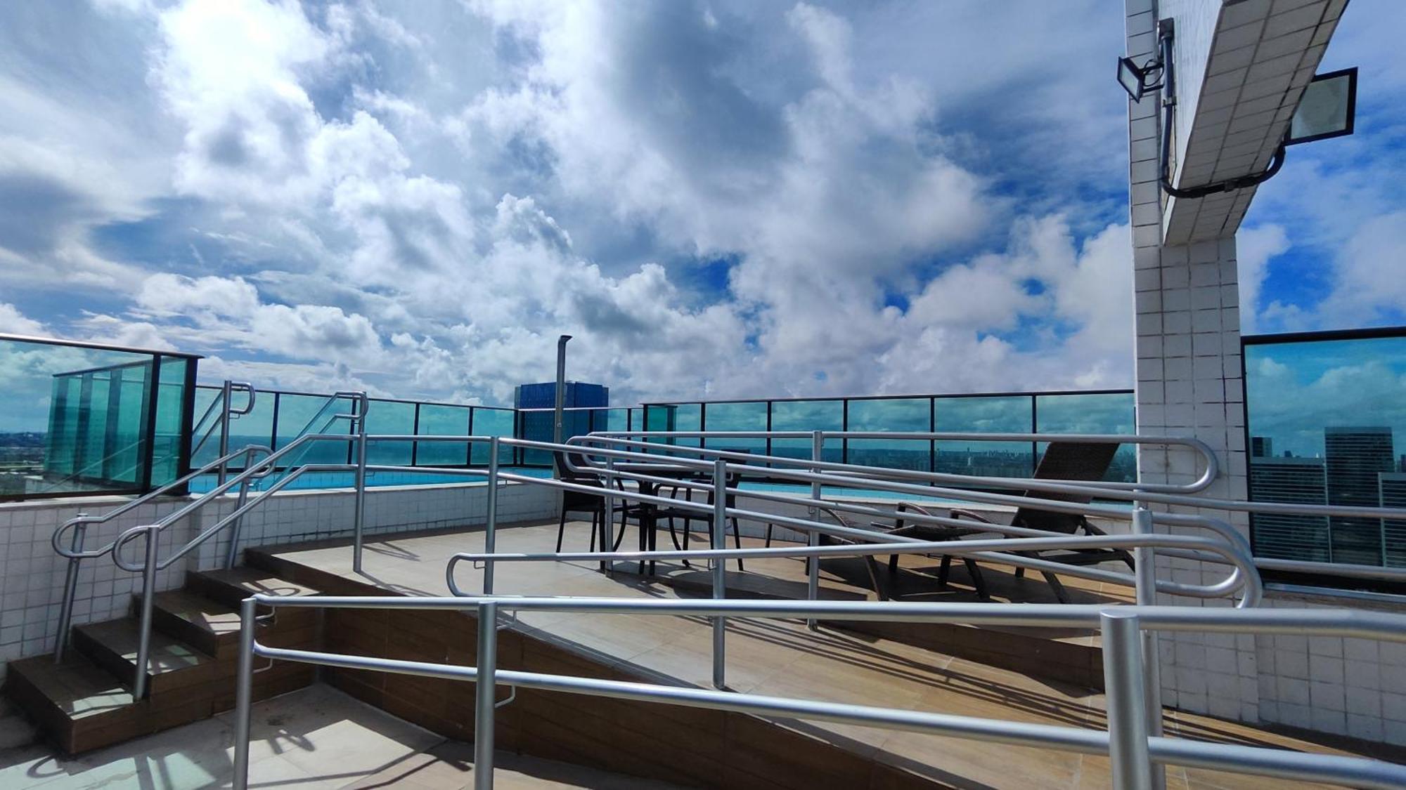 公寓 Flat Golden Shopping Service - Andar Alto - Vista Do Mar Recife