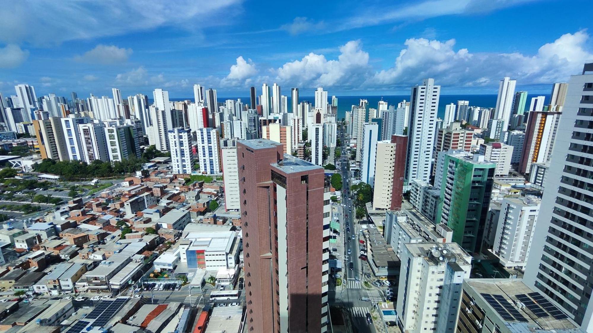 Apartamento Flat Golden Shopping Service - Andar Alto - Vista Do Mar *